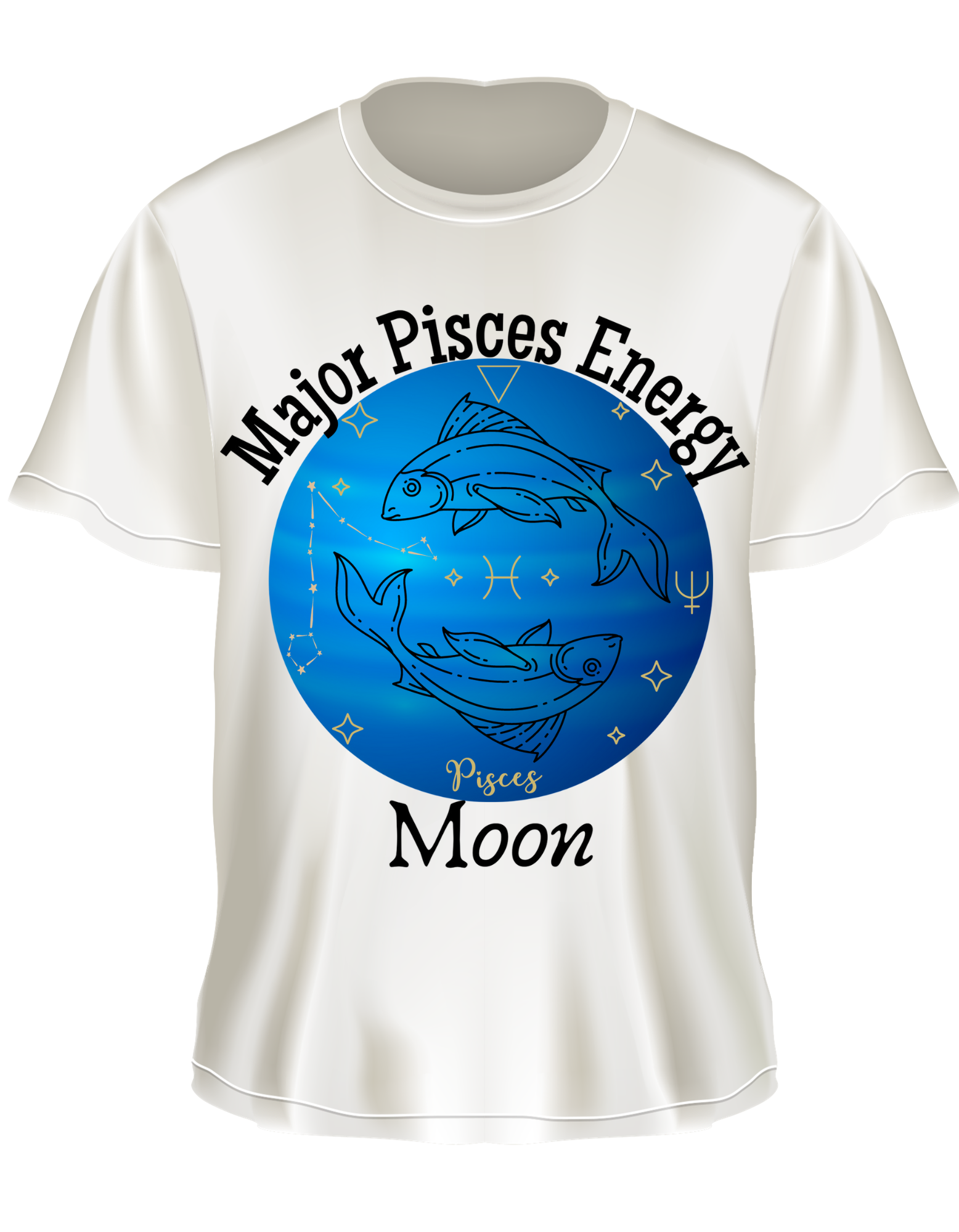 Major Pisces Energy Zodiac Tee